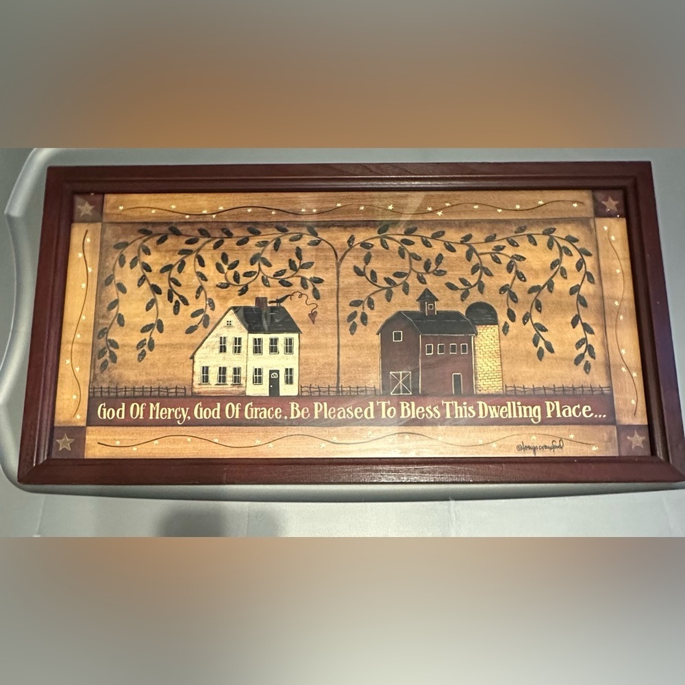 Vintage Wooden Decorative Wall Decor Plaque